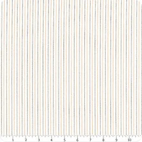 Rustic Gatherings Cloud Dashed Stripe Yardage