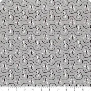 Rustic Gatherings Steel Swirly Dots Yardage