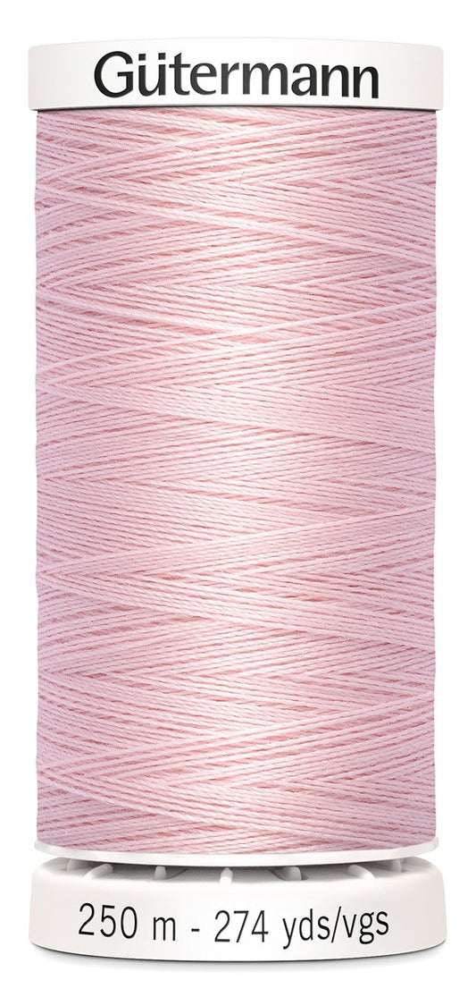 Gutermann - Polyester All Purpose Thread - 250 m/274 yds - #305 - Petal Pink
