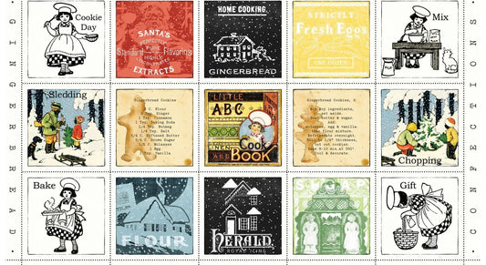 Gingerbread Medium Patch - 23 1/2" x 44 - Panel