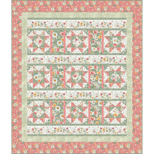 Daisy Days 68" x 80" Quilt Kit