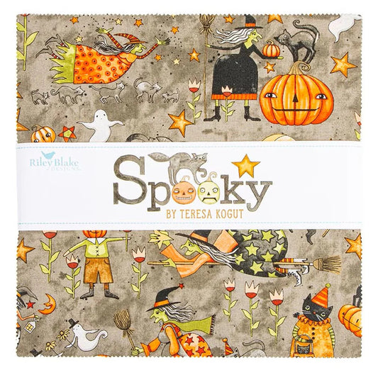 Spooky - 10" Squares, 42 pcs - Layer Cake