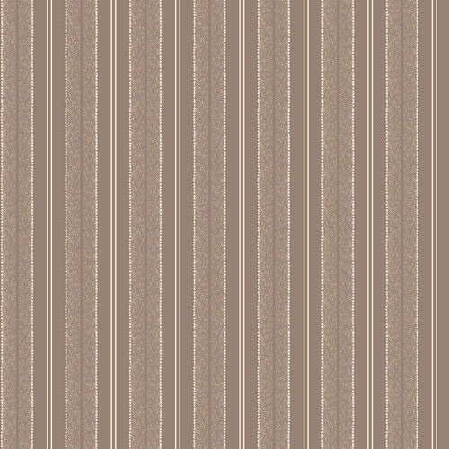 Blackberry Bramble - Kitchen Stripe - Gray- Yardage
