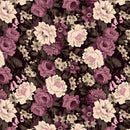 Blackberry Bramble - Packed Floral - Purple/Multi - Yardage