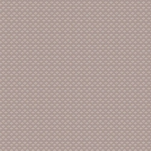 Blackberry Bramble - Tiny Floral - Light Gray - Yardage