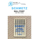 Schmetz 1725 Jersey Ball Point Machine Needles Size 70/10
