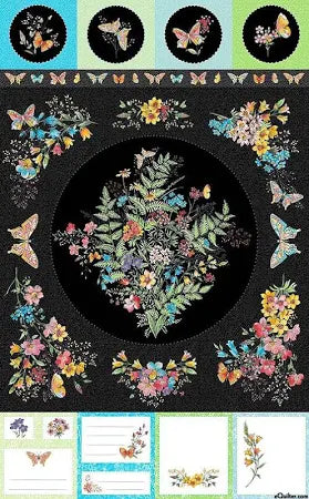 Meadow Edge Panel Black 27" Maywood Studio