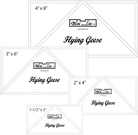 Bloc Loc Flying Geese Ruler Set