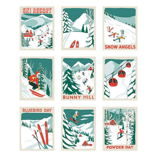Ski Hill Panel, Riley Blake