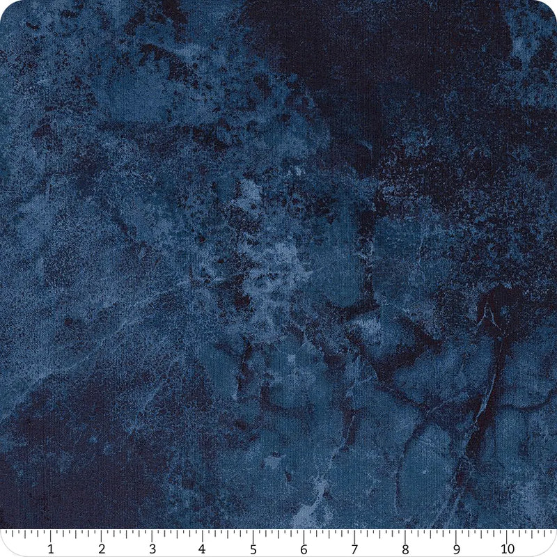 Stonehenge Dark Blue Mottled Fabric