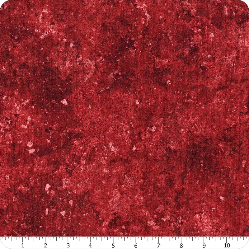 Stonehenge Red Mottled Fabric