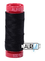 Aurifil Cotton Mako Thread 12wt 50m (54 yards) Black