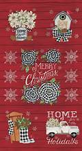 Home Sweet Holidays Red 24" x 43" Panel