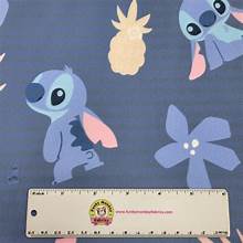 Disney - Blue Stitch Garden 58" Minky Yardage