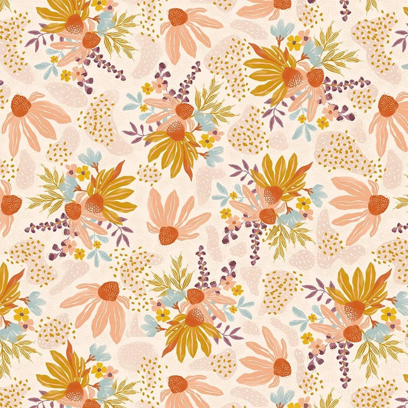 Thicket & Bramble Floral Cream Fabric