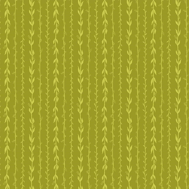 Thicket & Bramble Stripe Olive Fabric