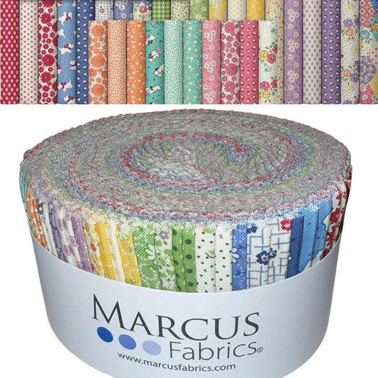 Aunt Grace Goes Bold - 2.5" Strips, 40 pcs - Jelly Roll