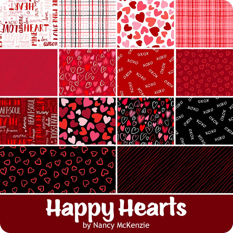 Happy Hearts 42 - 5" Karat Crystals Squares