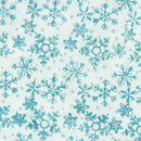 Sparkly Christmas Batik - Snowflakes - Snow Day - Yardage