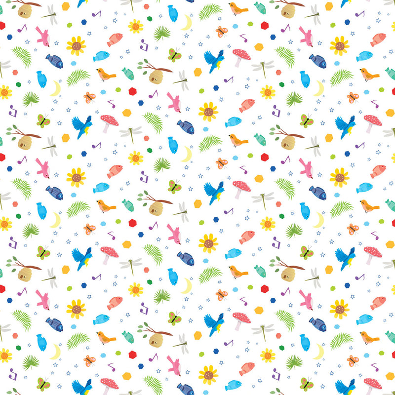 Animal Kingdom Digital Mini Motifs Fabric