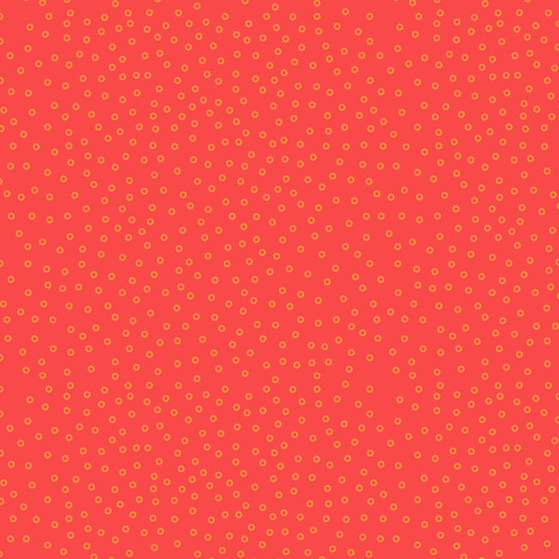 Animal Kingdom Digital Circle Dots Light Tomato Fabric