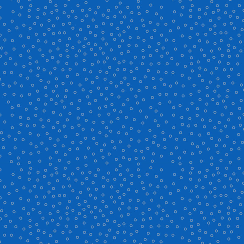 Animal Kingdom Digital Circle Dots Blue Fabric