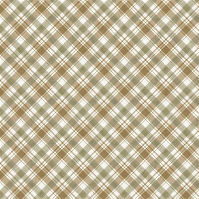 Wildwood Diagonal Plaid Olive Y4372-24 Slate Fabric