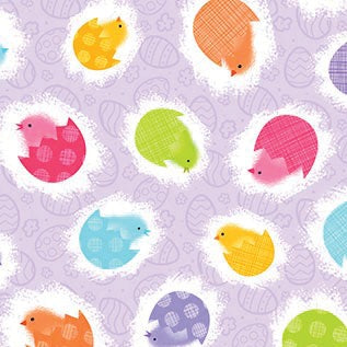 Spring Chickens Spring Chickens Lavender Yardage