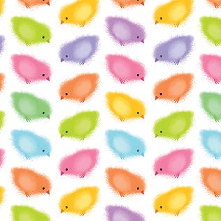 Spring Chickens Feeding Frenzy Multi Yardage
