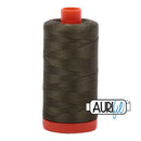 Cotton Makó 50wt Thread 1422yds 2905 Army Green Thread