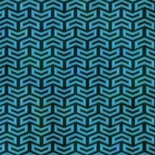 Sci-Fi Ocean Chevron Yardage