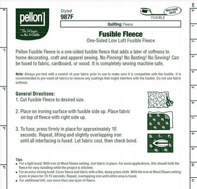 Pellon Fusible Fleece Yardage