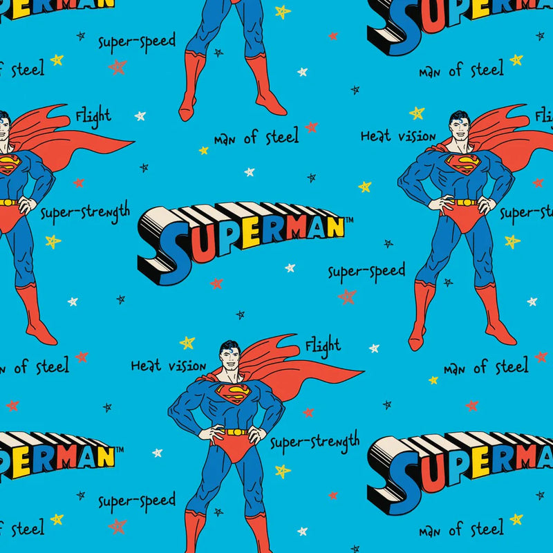 DC Comics Superman Qualities Doodle Yardage