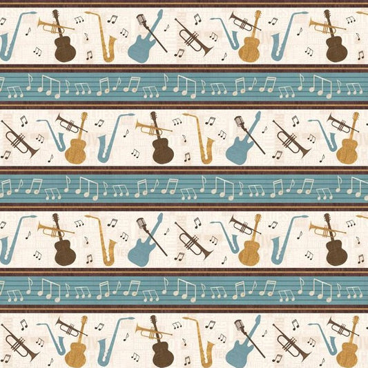 Rhythm & Harmony Repeating Stripe Multi Yardage