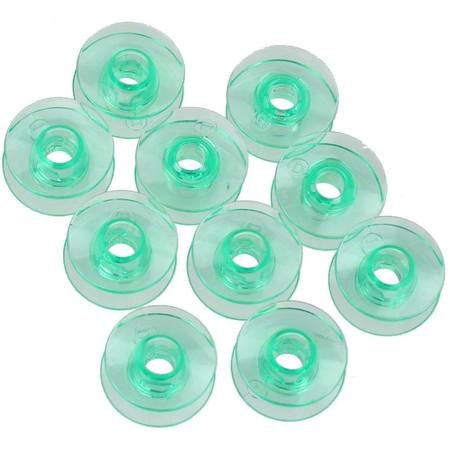 Viking Bobbins Concave Green 10Pk