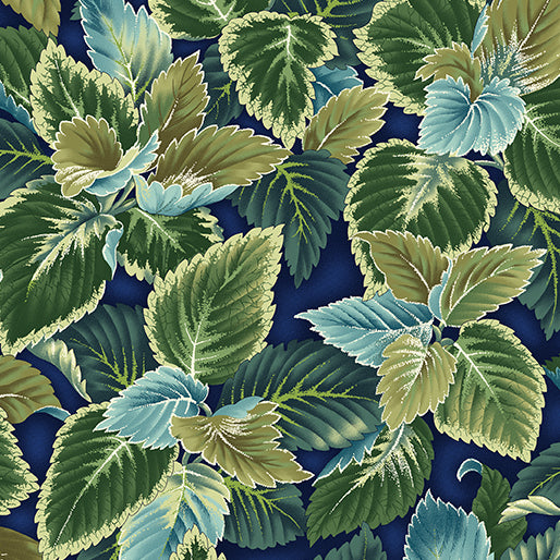 Flower Festival 2 Coleus Blue Spruce Yardage