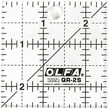 2-1/2" Square Frosted Acrylic Ruler