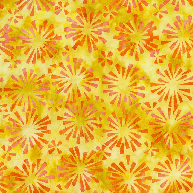 Quilter's Guide to the Galaxy Starburst Sunshine Yellow Yardage