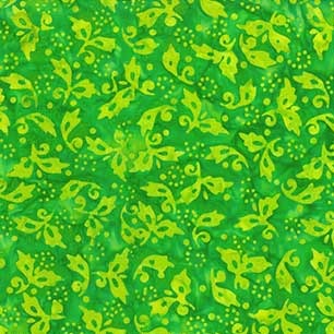 Birds of Paradise Leaves Citrus Green Yardage