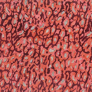 On The Wild Side Lots of Spots Burnt Orange Yardage