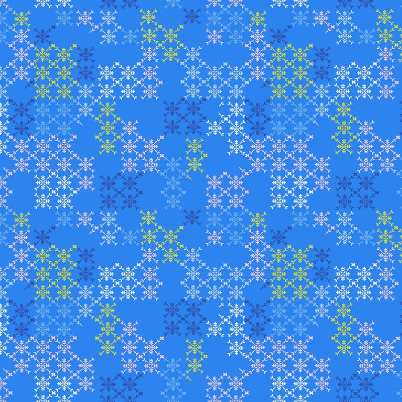 Hampton Court Blue Trellis Yardage