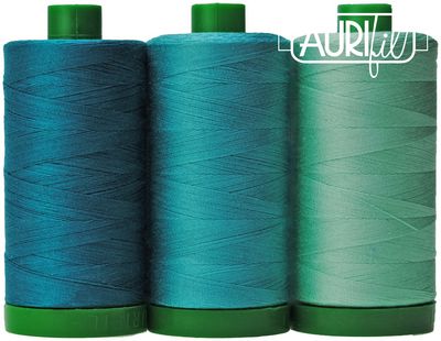 Color Builder 40wt 3 Spools Macaw Teal