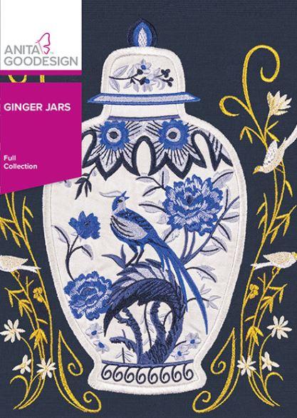 Anita Goodesign Ginger Jars Project Collection