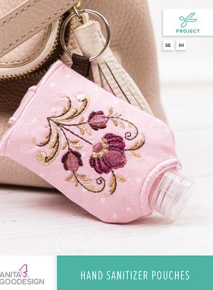 Anita Goodesign Hand Sanitizer Pouches Project Collection