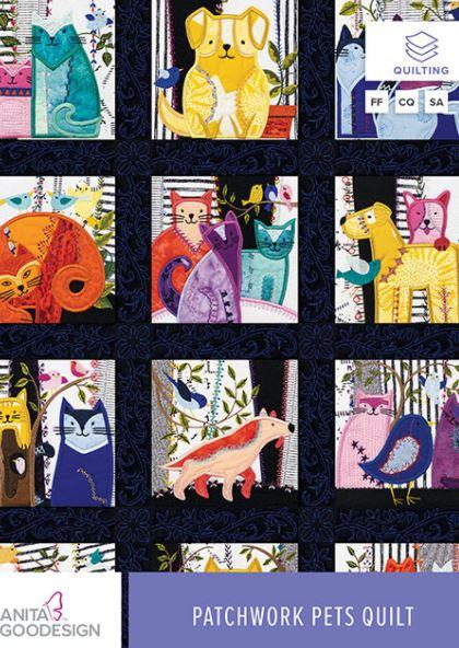 Anita Goodesign Patchwork Pets Quilting Projects Collection