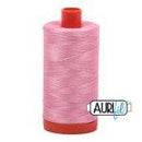 Cotton Makó 50wt 1422yds 2425 Bright Pink Thread