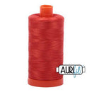 Cotton Makó 50wt 1422yds 2245 Red Orange Thread