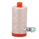 Aurifil 50 WT Cotton Mako Large Spool Light Sand - Thread