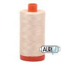 Cotton Makó 50wt 1422yds 2123 Butter Thread