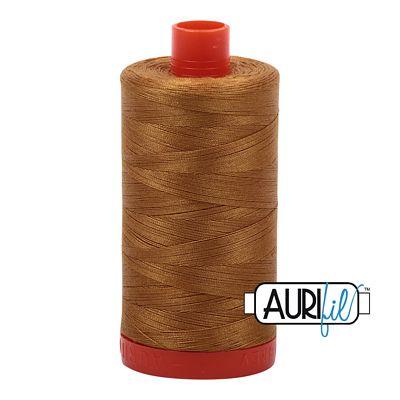 Cotton Makó 50wt Thread 1422yds 2975 Brass